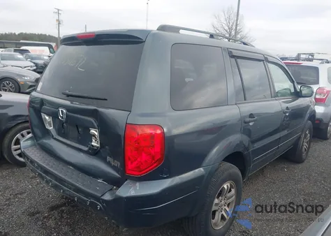 2004 Honda Pilot Ex from USA, damaged, VIN 2HKYF18404H504717